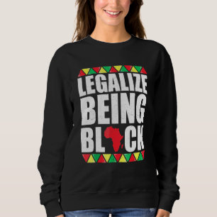 Legaliseer het zijn van Black History Month Afrika Trui