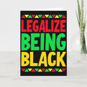 Legaliseer het zijn van Black History Month Black  Kaart