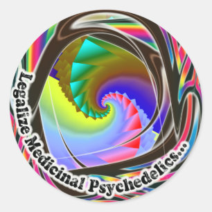 Legaliseer medicinale psychedelica Sticker