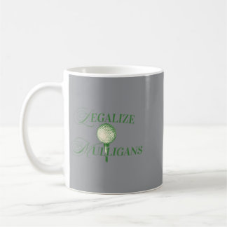 Legaliseer Mulligans Funny Golfing Golf Speler Cit Koffiemok