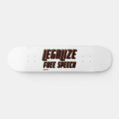 LEGALISEER VRIJE MENINGSUITING SKATEBOARD (Horizontaal)