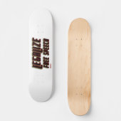 LEGALISEER VRIJE MENINGSUITING SKATEBOARD (Voorkant)