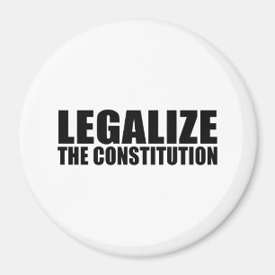 Legaliseren van de grondwet magneet