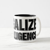 Légalisez la tasse d'intelligence (Devant droit)