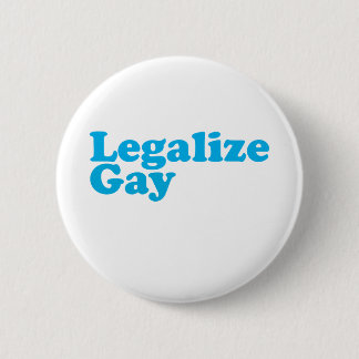 Legalize gay baby blue ronde button 5,7 cm