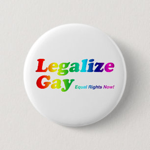 Legalize Gay Ronde Button 5,7 Cm