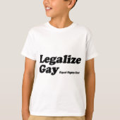 Legalize Gay T-shirt (Voorkant)