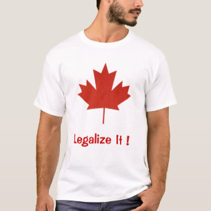 Legalize it, Canada, Maple Leaf T-shirt