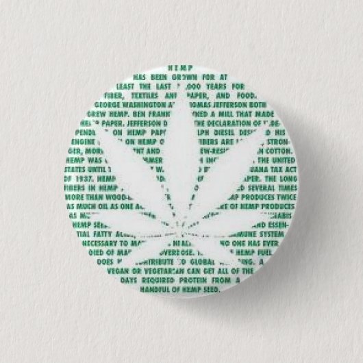 Legalize It Ronde Button 3,2 Cm (Voorkant)