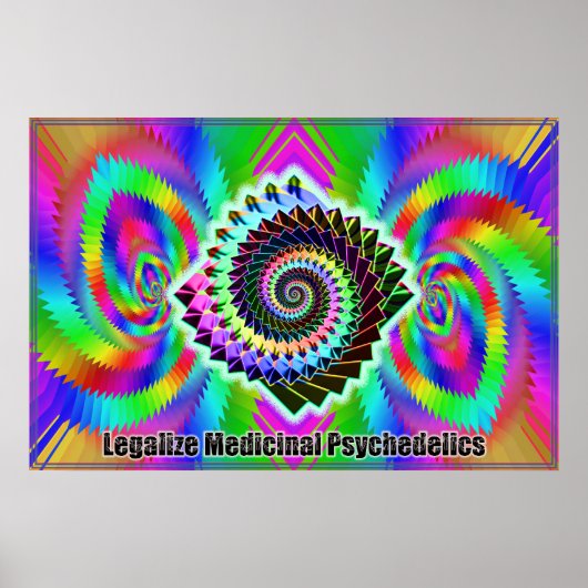 Legalize Medicinal Psychedelics Print (Voorkant)