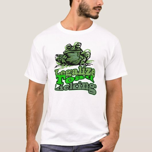 Legalize Toad Licking T-shirt (Voorkant)