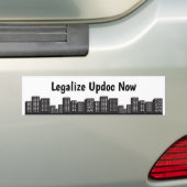 LEGALIZE UPDOC BUMPERSTICKER (Op auto)