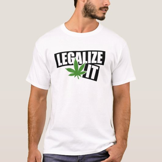 Legalize Weed T-shirt (Voorkant)