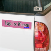 Legalize Women Bumpersticker (Op Truck)