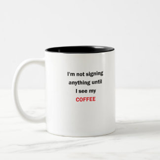 LegalRights_2 Tweekleurige Koffiemok