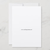 legant Border & Ganesh Indian Wedding Kaart (Achterkant)