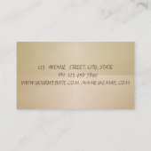  legant, Chic, Floral Visitekaartje (Achterkant)