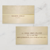 legant, Chic, Floral Visitekaartje (Voorkant / Achterkant)