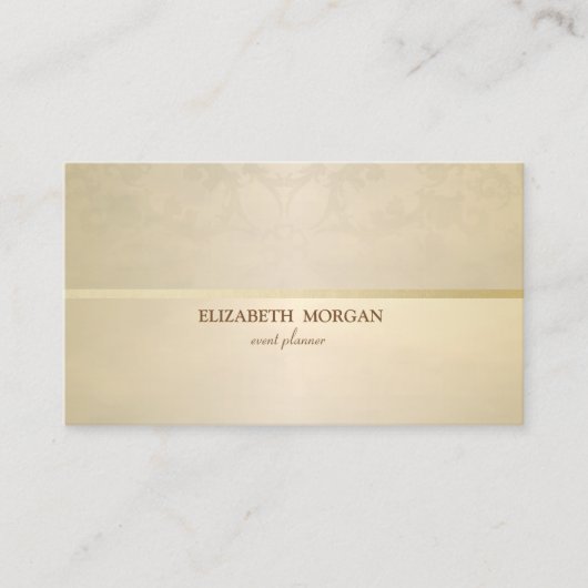 legant, Chic, Floral Visitekaartje (Voorkant)