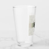  legant, chic, kant, meisje Silhouette Glas (Rechts)