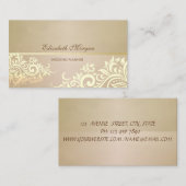  legant, chic, kant visitekaartje (Voorkant / Achterkant)