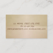  legant, chic, kant visitekaartje (Achterkant)