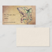  legant Lady in Pet Visitekaartjes (Voorkant / Achterkant)