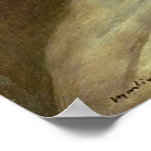 legante dame met Rozen Poster (Hoek)