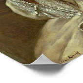  legante dame met Rozen Poster (Hoek)