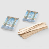 legante kerken van het Italiaanse Romantische Como Handwaaier (Niet-gemonteerd)