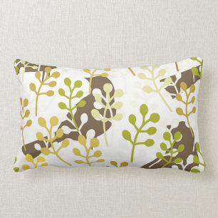  legante vogels in het Leaf Treetops Pattern Kussen