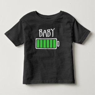 Lege Batterijen – Baby Kinder Shirts