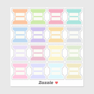Lege Beschrijfbare Index Tabs Journaal Scheiding V Sticker
