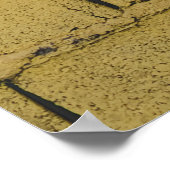 Lege betonnen muur poster (Hoek)
