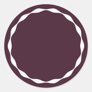 Lege cirkel op maat gemaakte kruidensticker ronde sticker