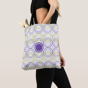 Lege cirkels tote bag