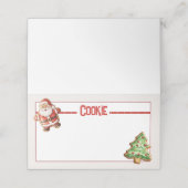 Lege Cookie Label Tenten (Buitenkant ongevouwen)