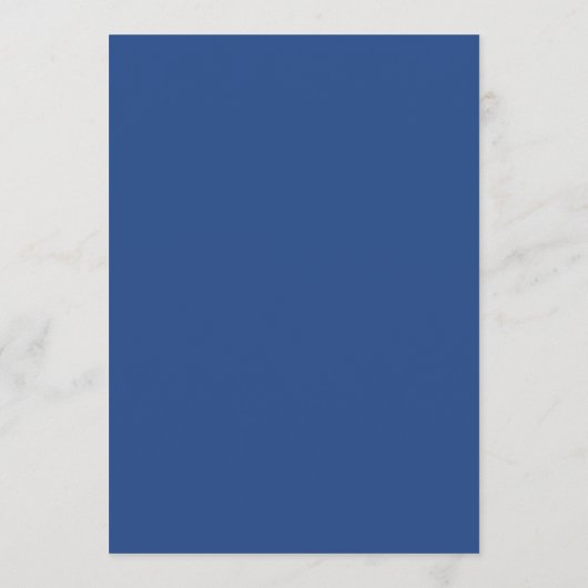 Lege Creëer Uw Eigen - Deep Blue Menu (Achterkant)