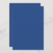 Lege Creëer Uw Eigen - Deep Blue Save The Date (Voorkant / Achterkant)