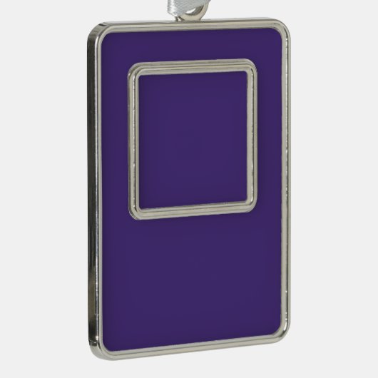 Lege Creëer Uw Eigen - Violet Verzilverd Kader Ornament (Rechts)