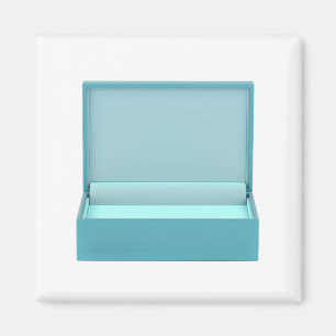 Lege doos voor juwelen of geschenken magneet