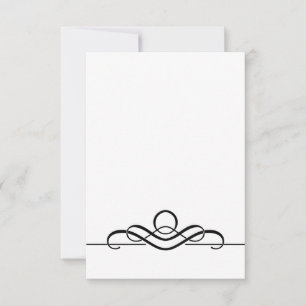 , lege, eenvoudige plaatskaart met envelop