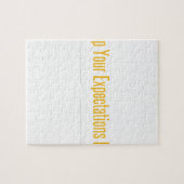 Lege geest wit legpuzzel (Horizontaal)