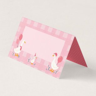Lege Gekke Goose Foos Label Tent Visitekaartjes