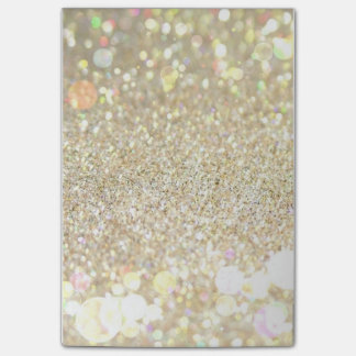 Lege goudglitter post post-it® notes