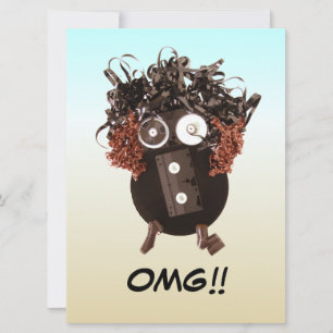 Lege, grappige koel, humoristische OMG-analoge med