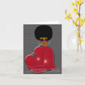 Lege inspirerend notakaart kaart (Gele Bloem)