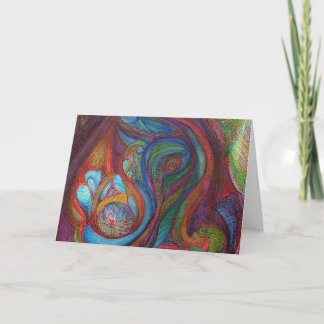 Lege Kaart 5x7 met de titel "Euphoria" van M.Mande