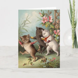 Lege kaart - Naughty Cat serie - Mischievous Cats