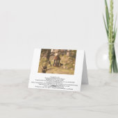 Lege Kaart, Schilderachtig meer Bedankkaart (Achterkant)